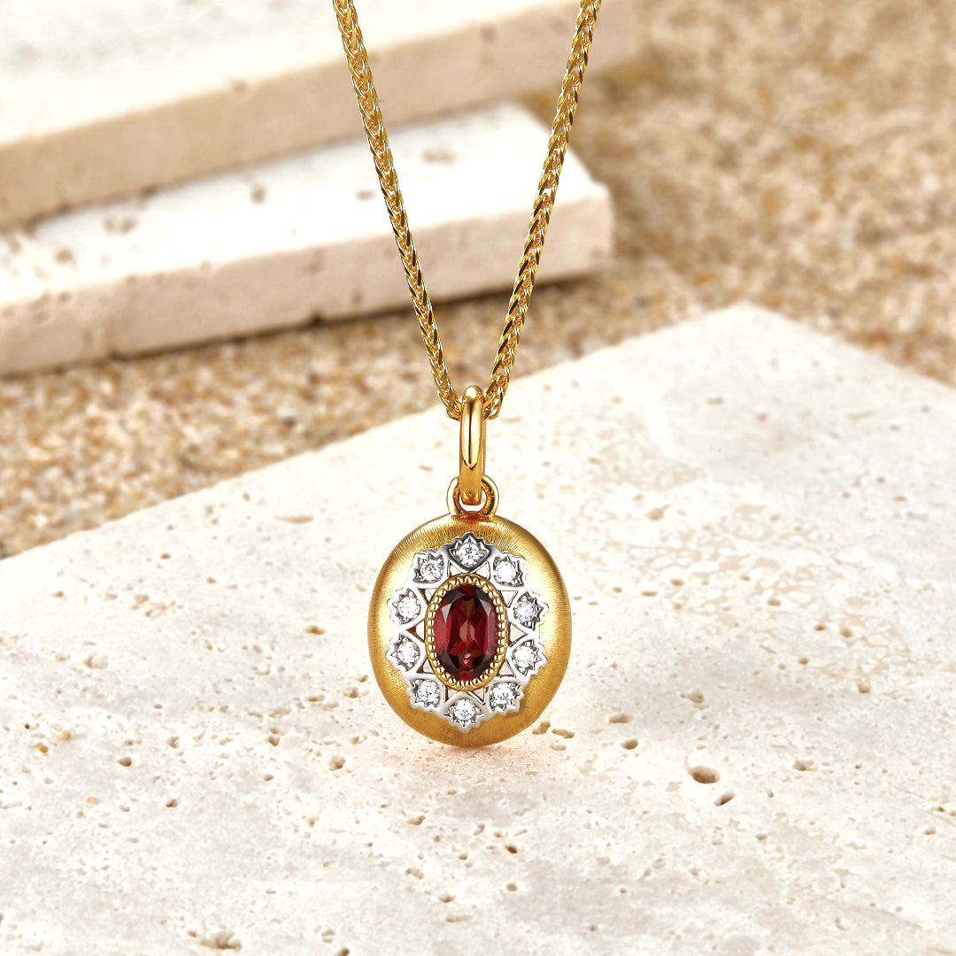 Necklace-With-Chopin-Chain-And_Garnet-Pendant-By-Yonandole_5