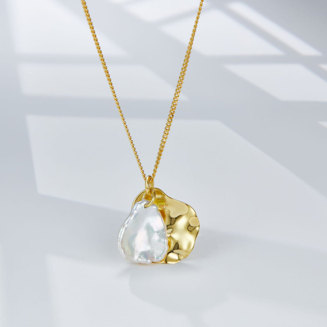 Necklace-With-Irregular-Coin-And-Flat-Baroque-Pearl-Pendant-By-Yonandole_2