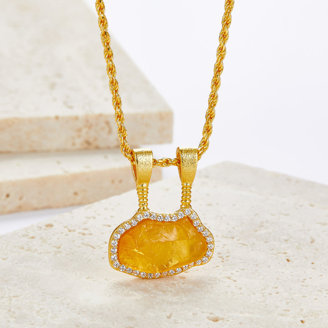 Necklace-With-Irregular-Shaped-Citrin-Pendant-By-Yonandole_10