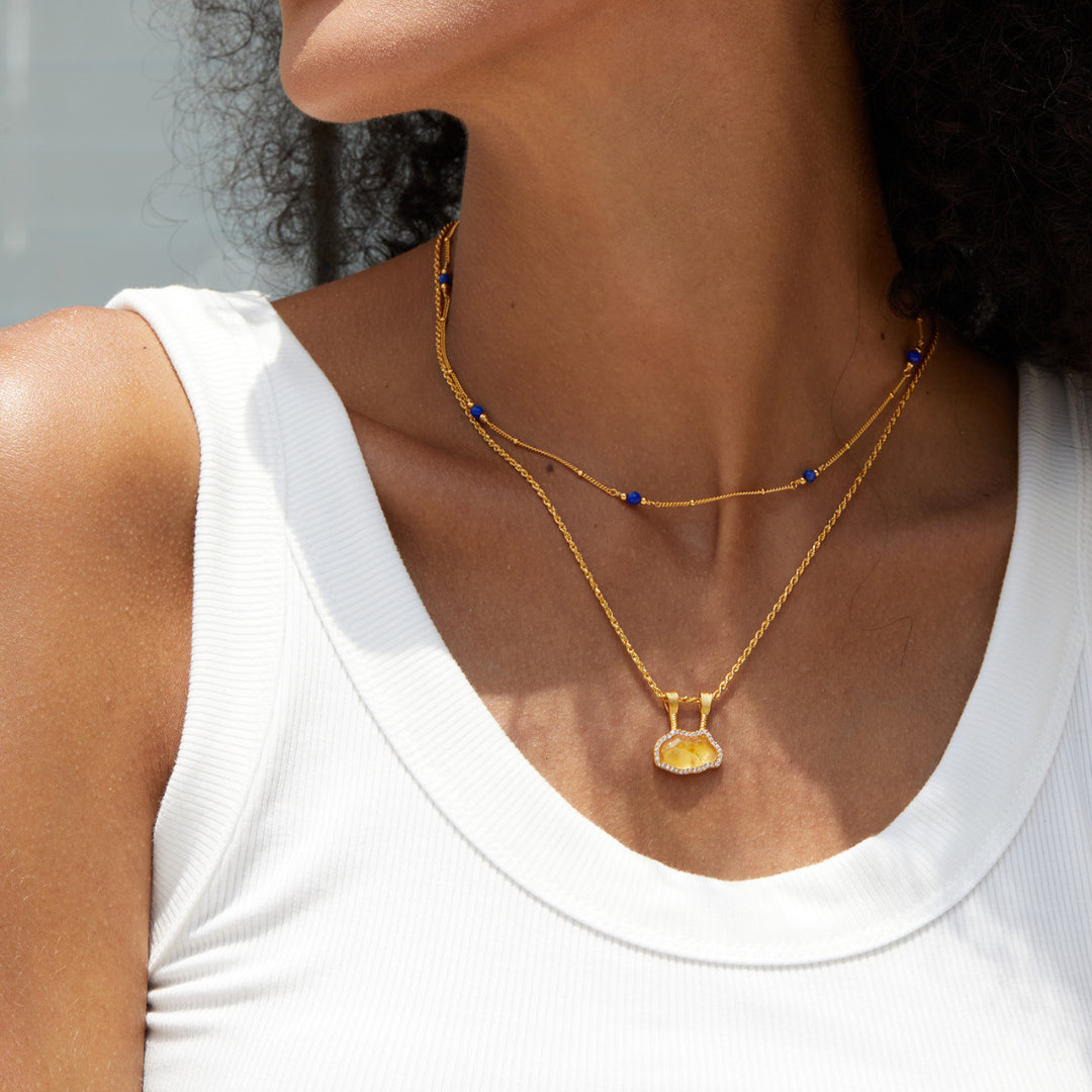 Necklace-With-Irregular-Shaped-Citrin-Pendant-By-Yonandole_2