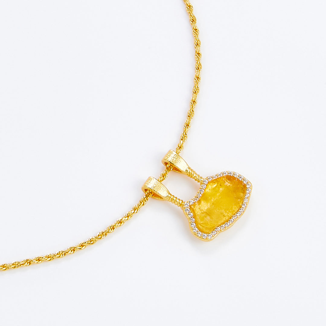 Necklace-With-Irregular-Shaped-Citrin-Pendant-By-Yonandole_9