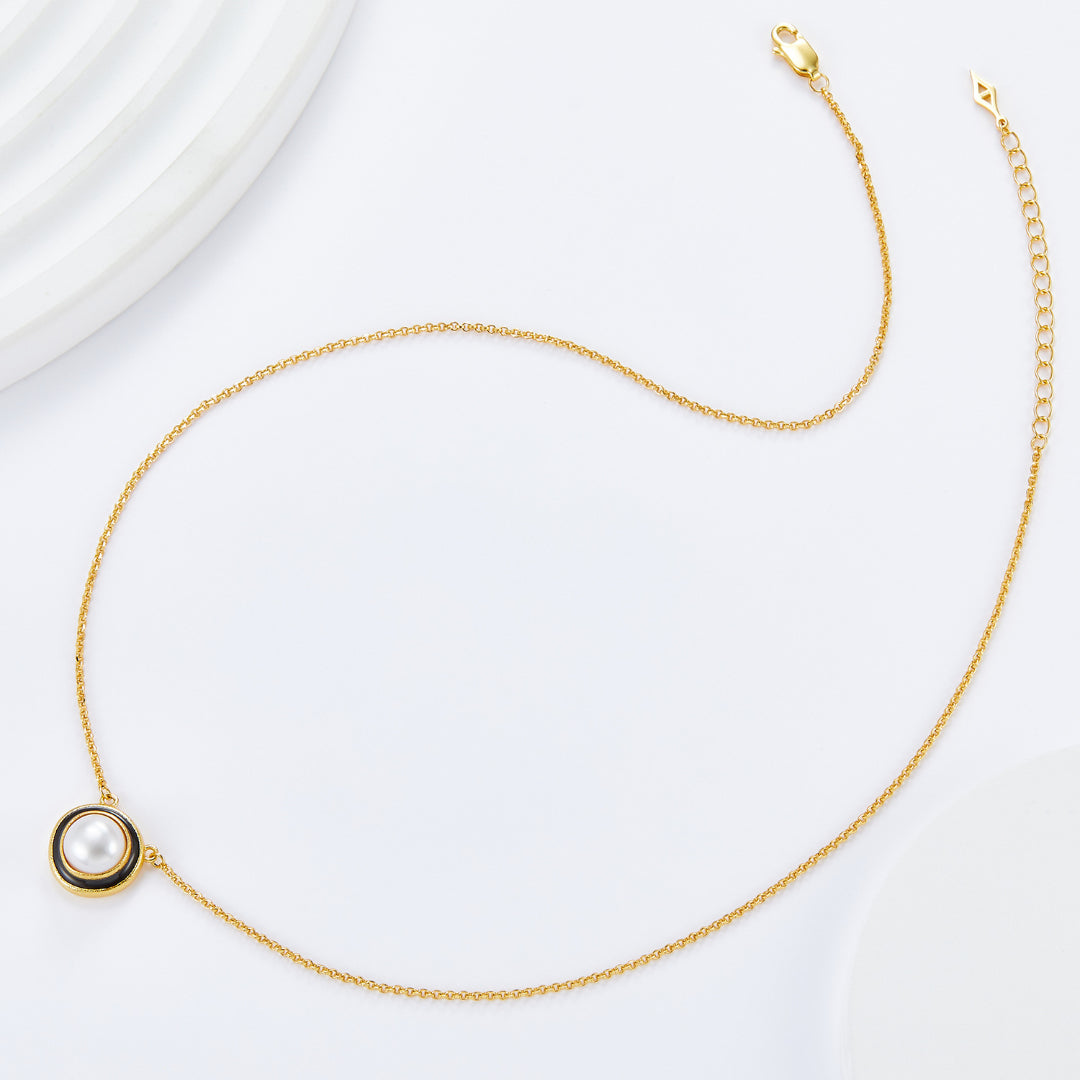 Necklace-With-Pearl-Pendant-Hepburn-Style-By-Yonandole_11