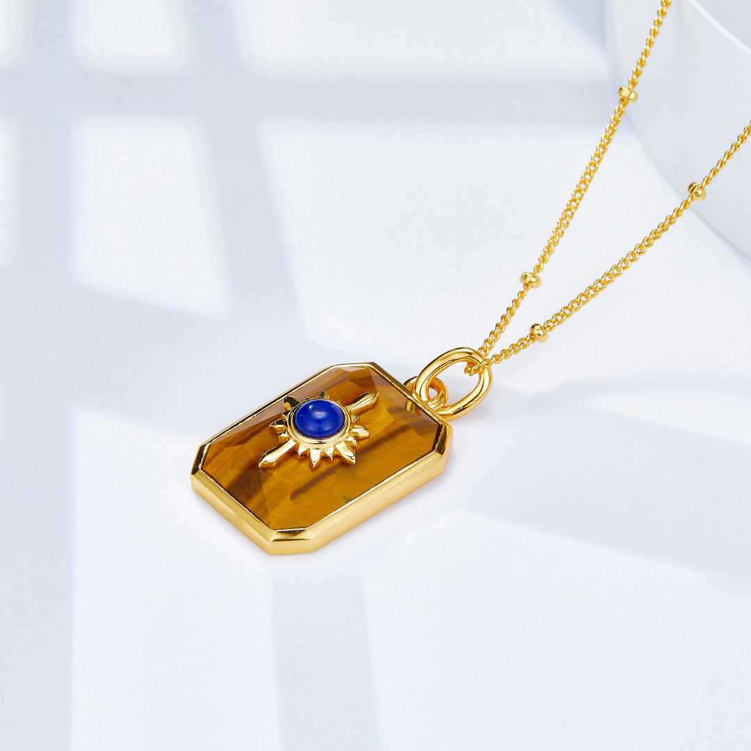 Necklace-With-Rectangluar-Tiger-Eye-Pendant-By-Yonandole_2