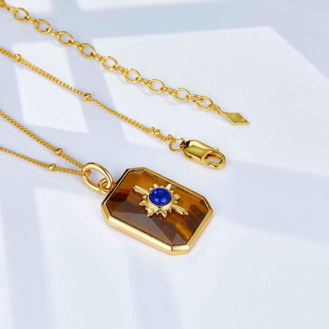 Necklace-With-Rectangluar-Tiger-Eye-Pendant-By-Yonandole_5