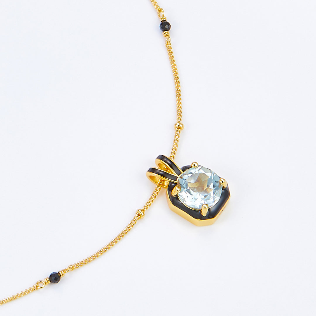 Necklace-With-Spinel-Beads-And-Topaz-Pendant-By-Yonandole_1