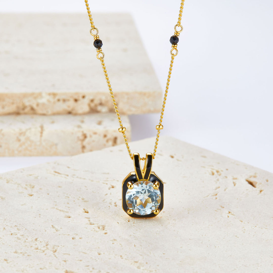 Necklace-With-Spinel-Beads-And-Topaz-Pendant-By-Yonandole_2