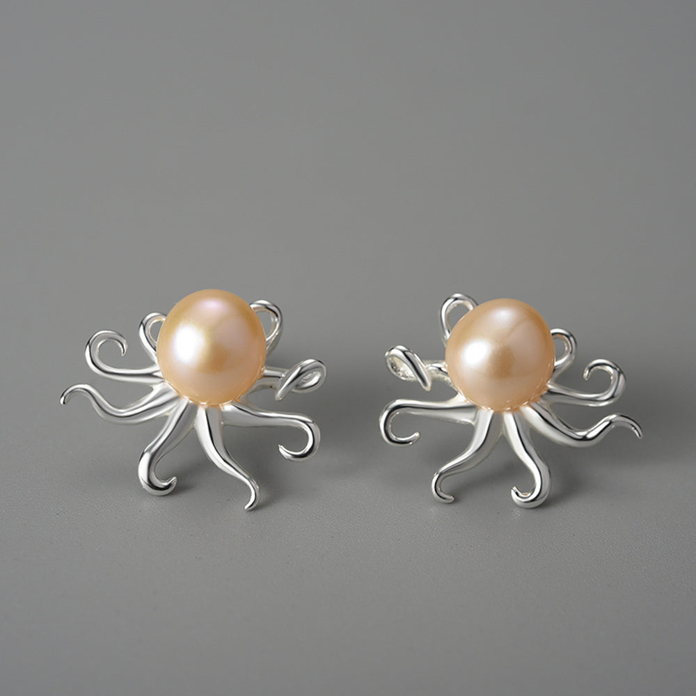 Octopus-Earrings-With-Freshwater-Pearl-By-Yonandole_9