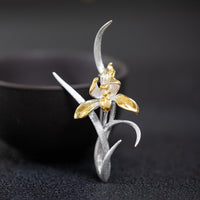 Orchid-Brooch-With-Golden-Accents-By-Yonandole_1a