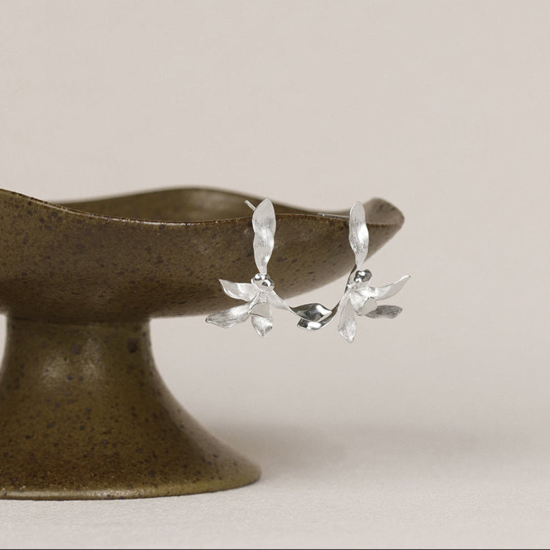 Orchid-Stud-Earrings-Finest-Handcraft-By-Yonandole_5