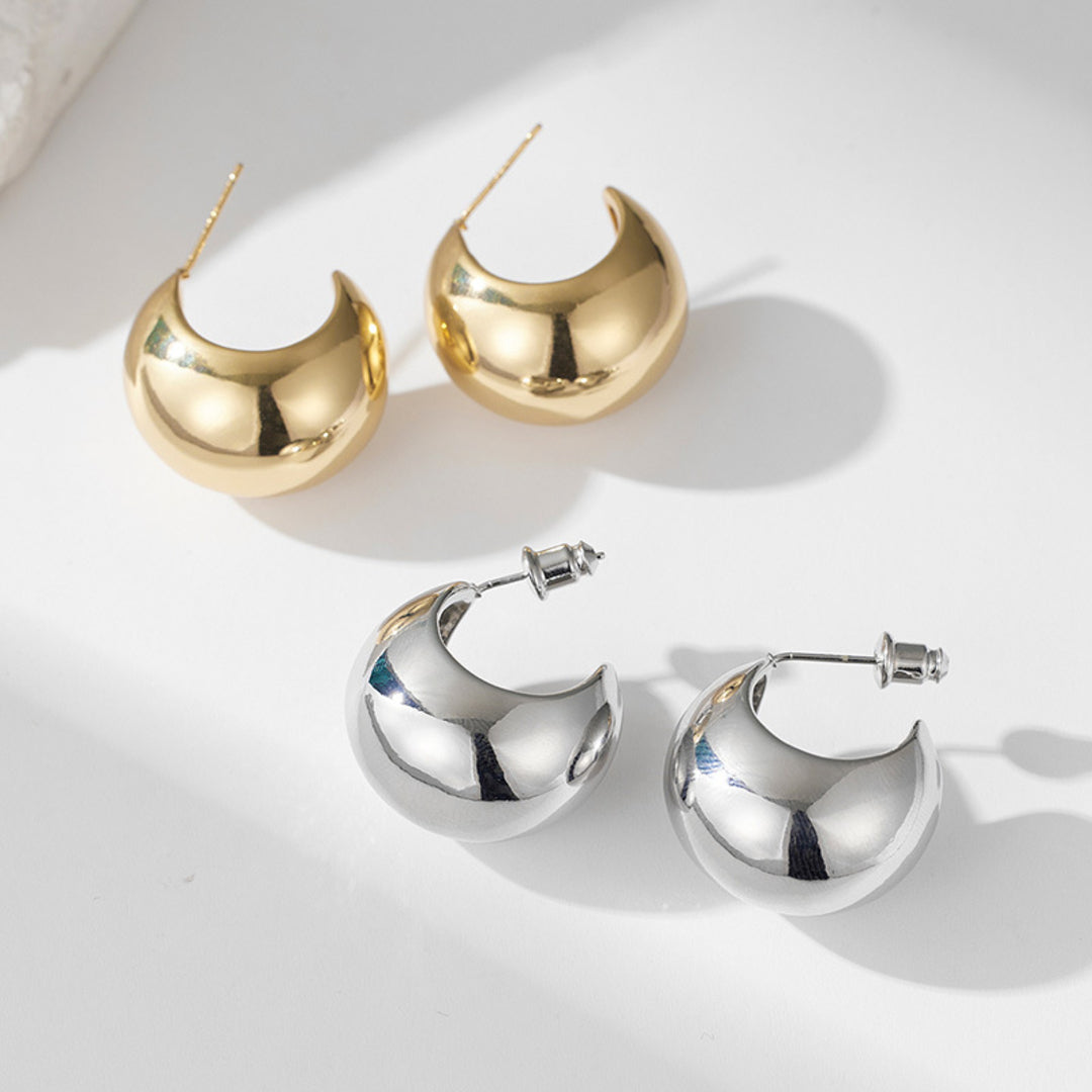 Polished-Chubby-C-Dome-Earrings-By-Yonandole_6