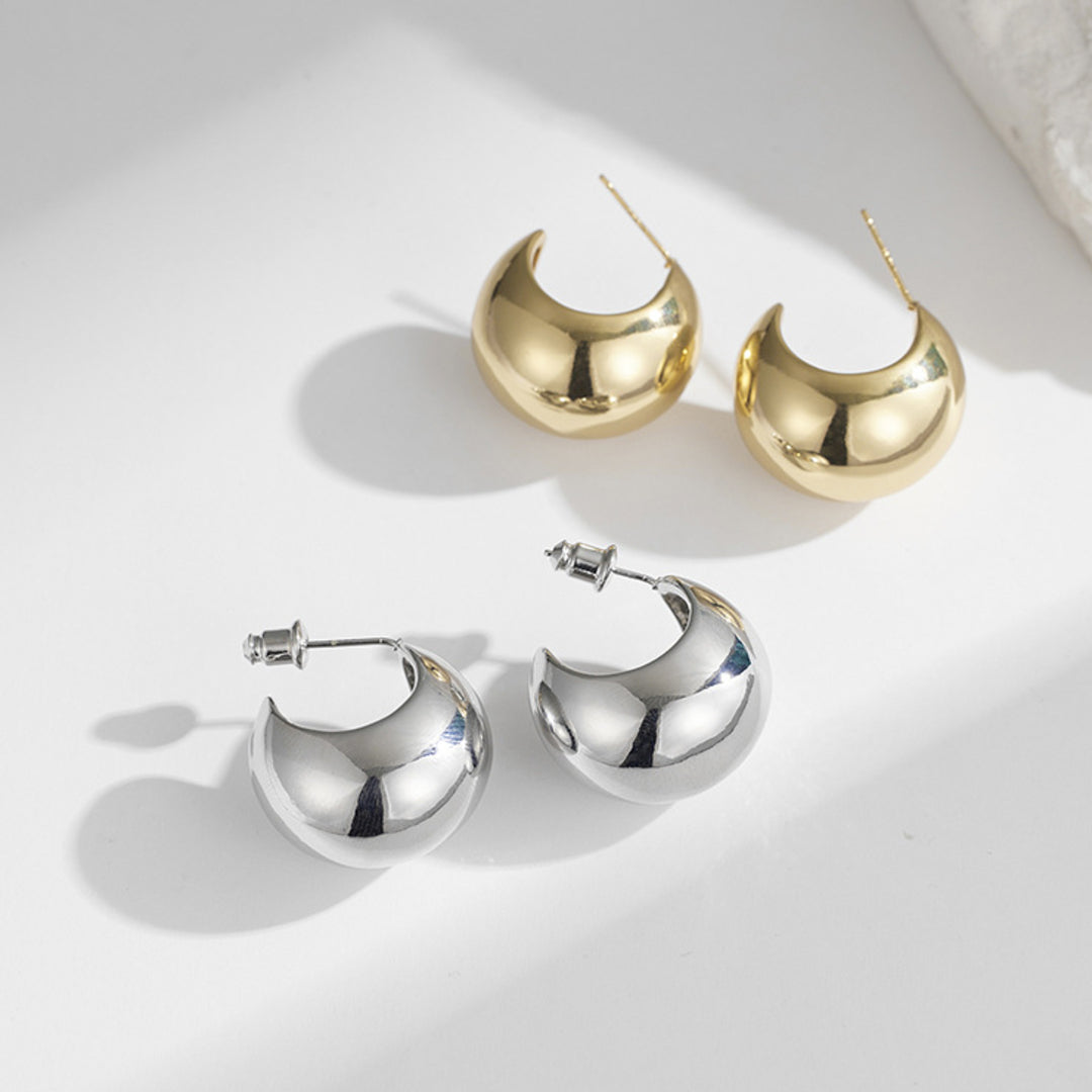 Polished-Chubby-C-Dome-Earrings-By-Yonandole_7