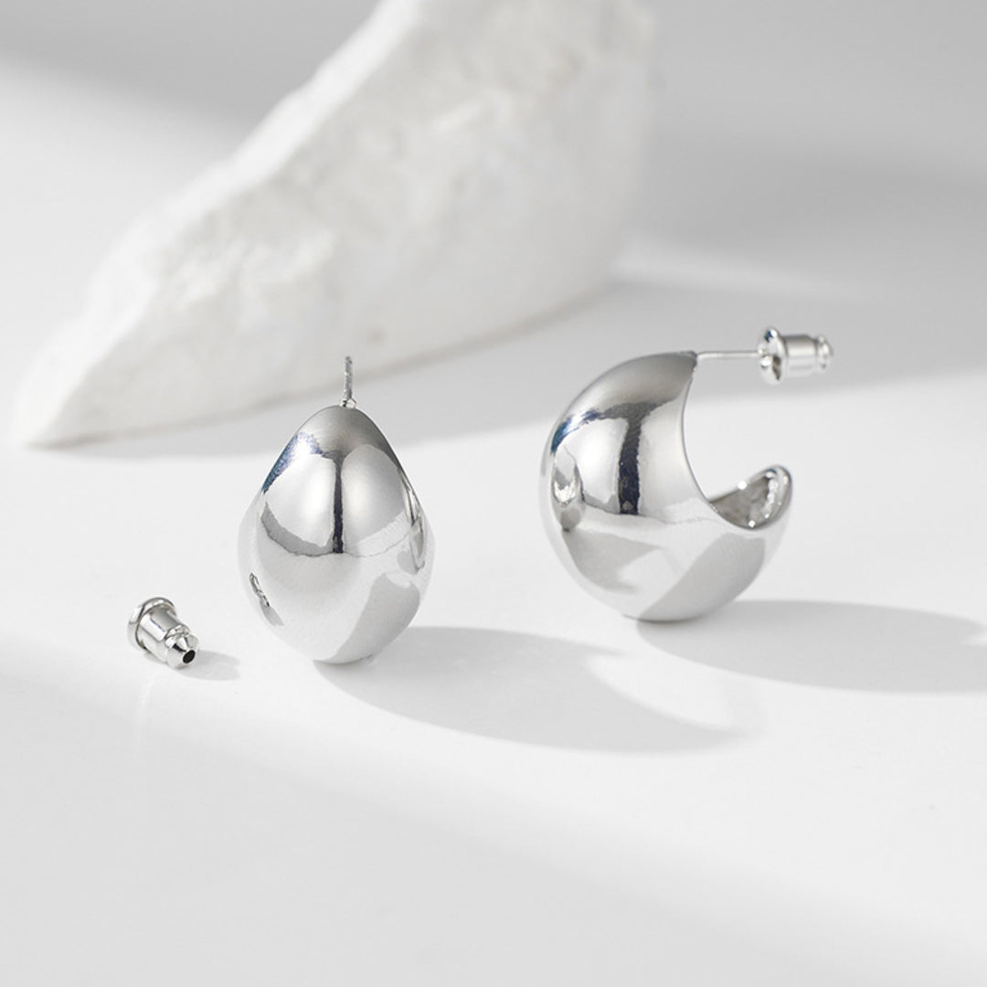 Polished-Chubby-C-Dome-Earrings-By-Yonandole_8