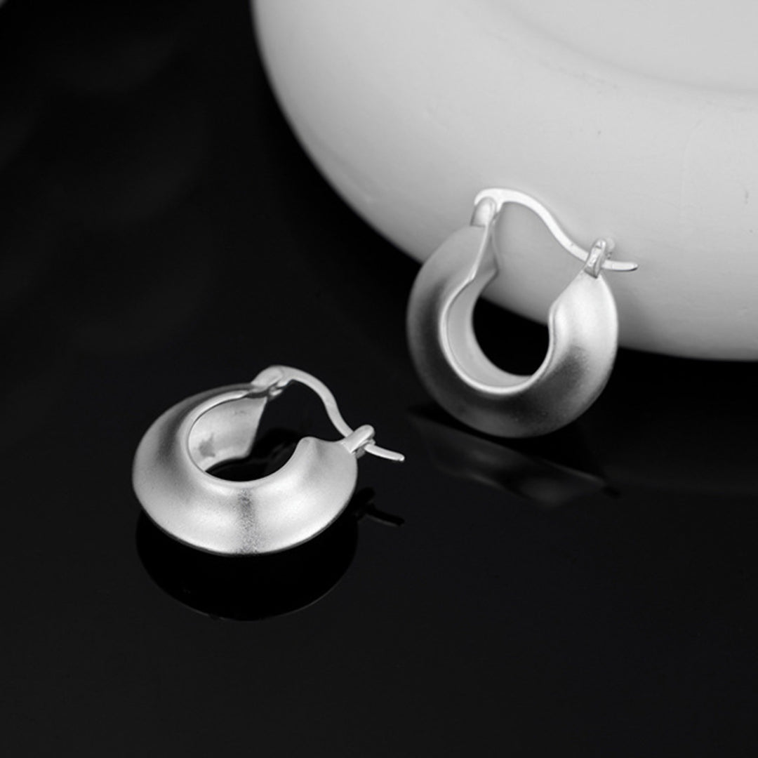 Small-Bag-Shaped-Hoops-Matte-Frosted-Look-By-Yonandole_6