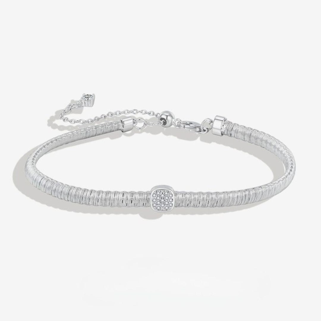 Snake-Bracelet-With-Square-Zirconia-Pendant-By-Yonandole_1