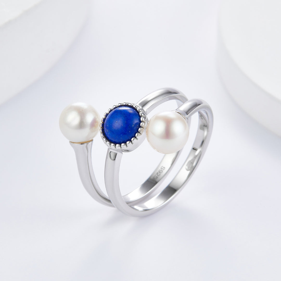Spiral-Ring-With-Freshwater-Pearls-And-Lapis-Lazuli-By-Yonandole_1