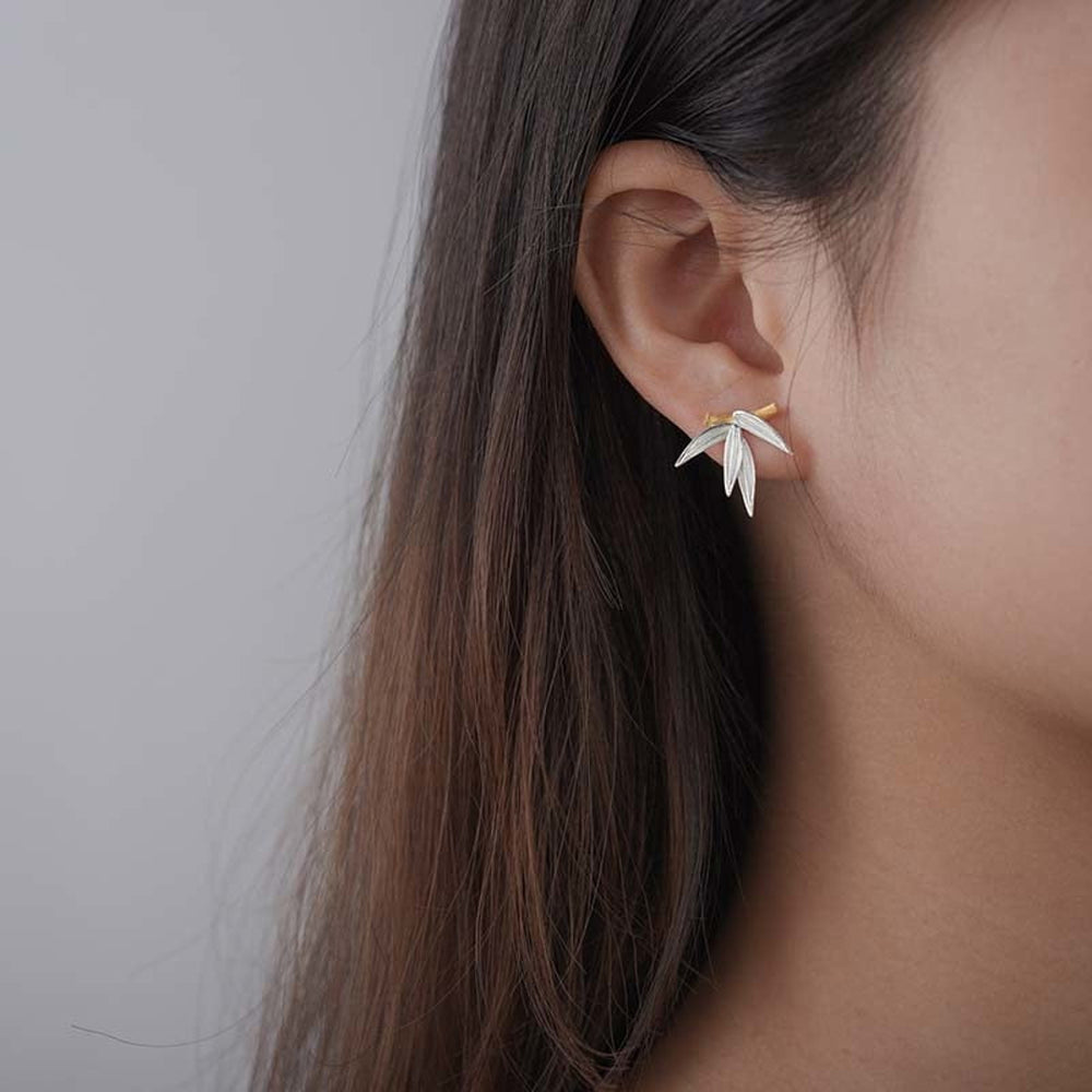 Stud-Earrings-With-Bamboo-Leaves-By-Yonandole_1