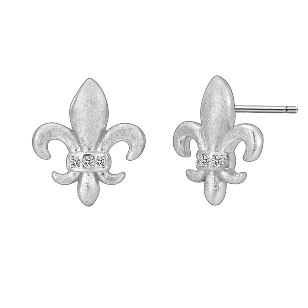 Stud-Earrings-With-Fleur-De-Lys-And-Zirconia-By-Yonandole_2