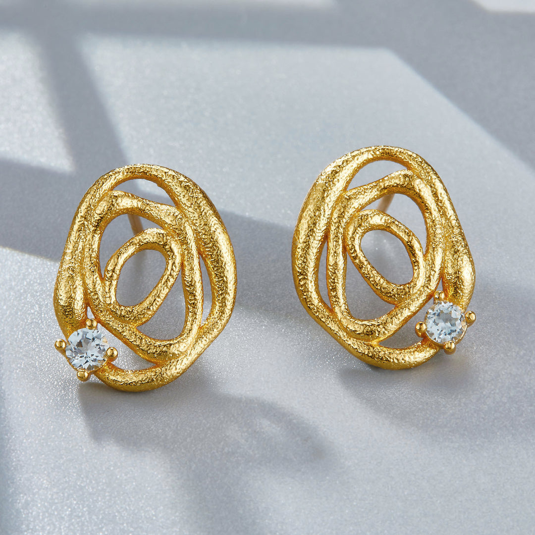 Stud-Earrings-With-Irregular-Lines-And-Topaz-By-Yonandole_6