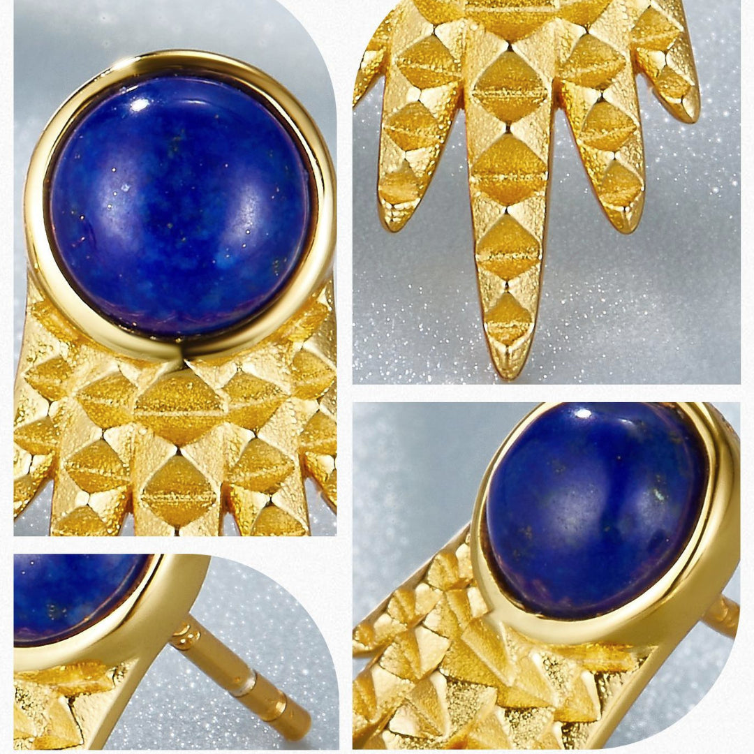 Stud-Earrings-With-Lapis-Lazuli-And-Ray-Pattern-By-Yonandole_3