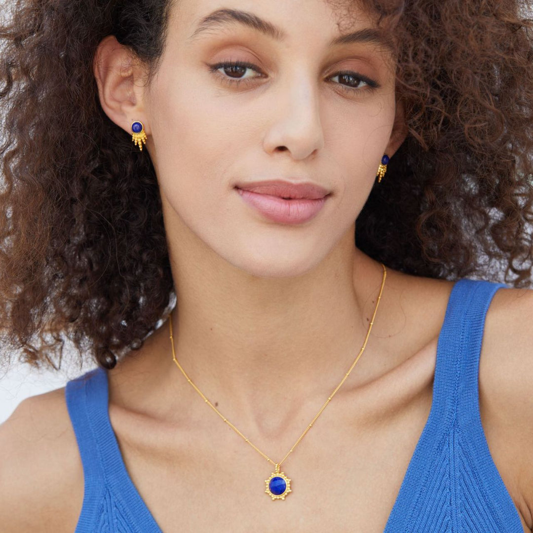 Stud-Earrings-With-Lapis-Lazuli-And-Ray-Pattern-By-Yonandole_5