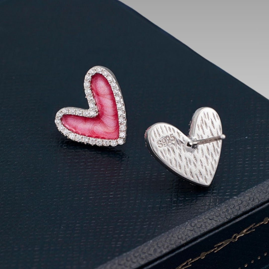 Stud-Earrings-With-Pink-Or-Blue-Heart-And-Zirconia-By-Yonandole_4