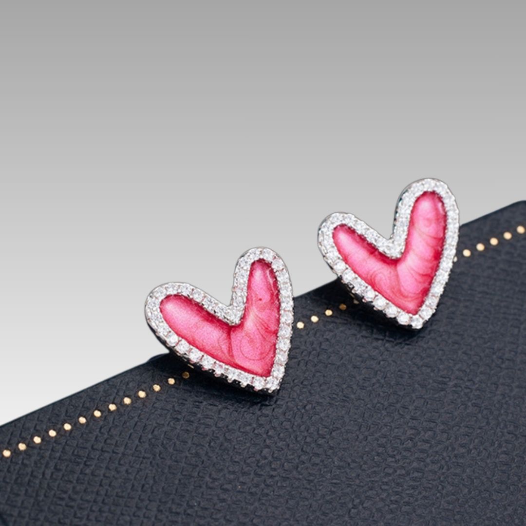 Stud-Earrings-With-Pink-Or-Blue-Heart-And-Zirconia-By-Yonandole_6