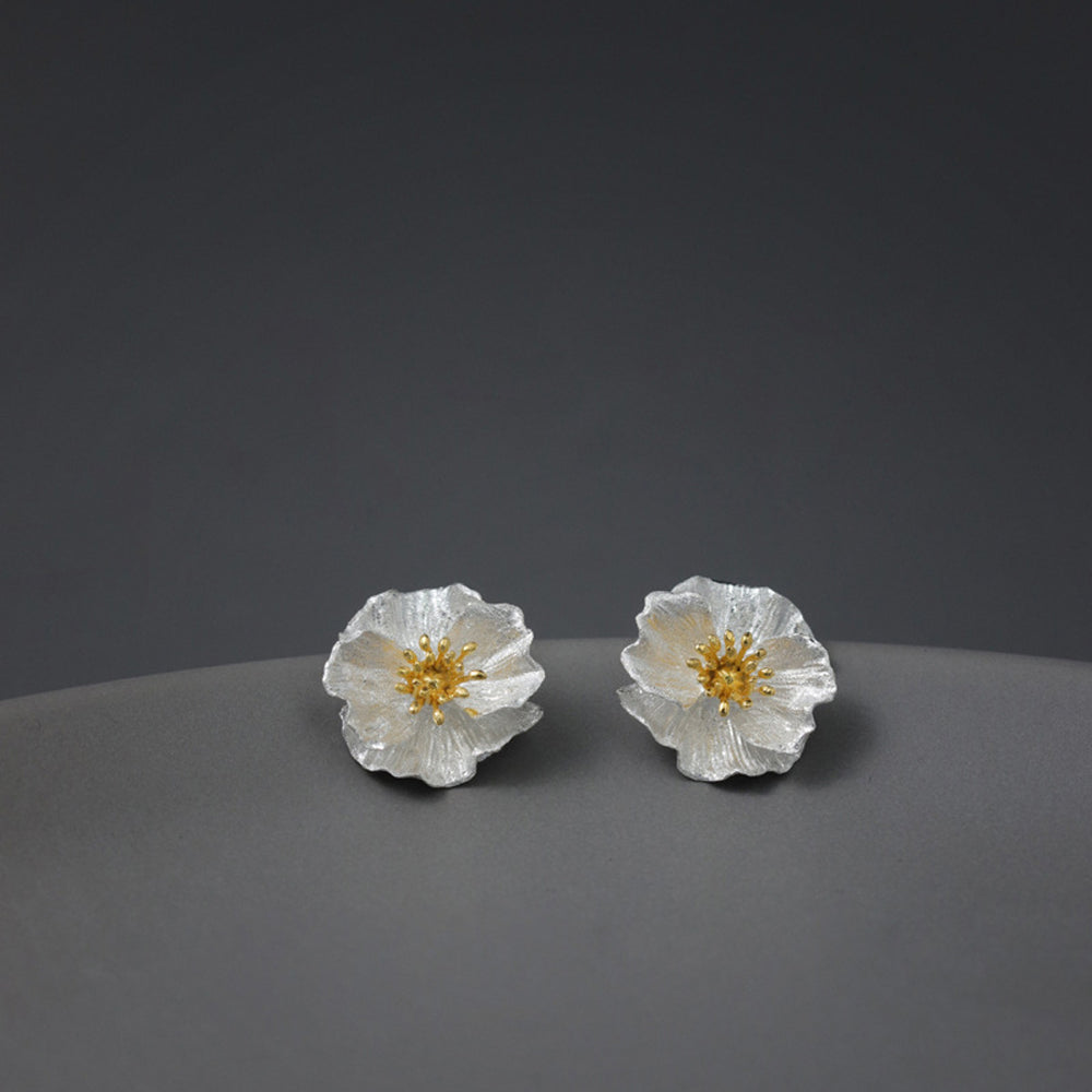 Stud-Earrings-With-Poppy-Flower-By-Yonandole_6