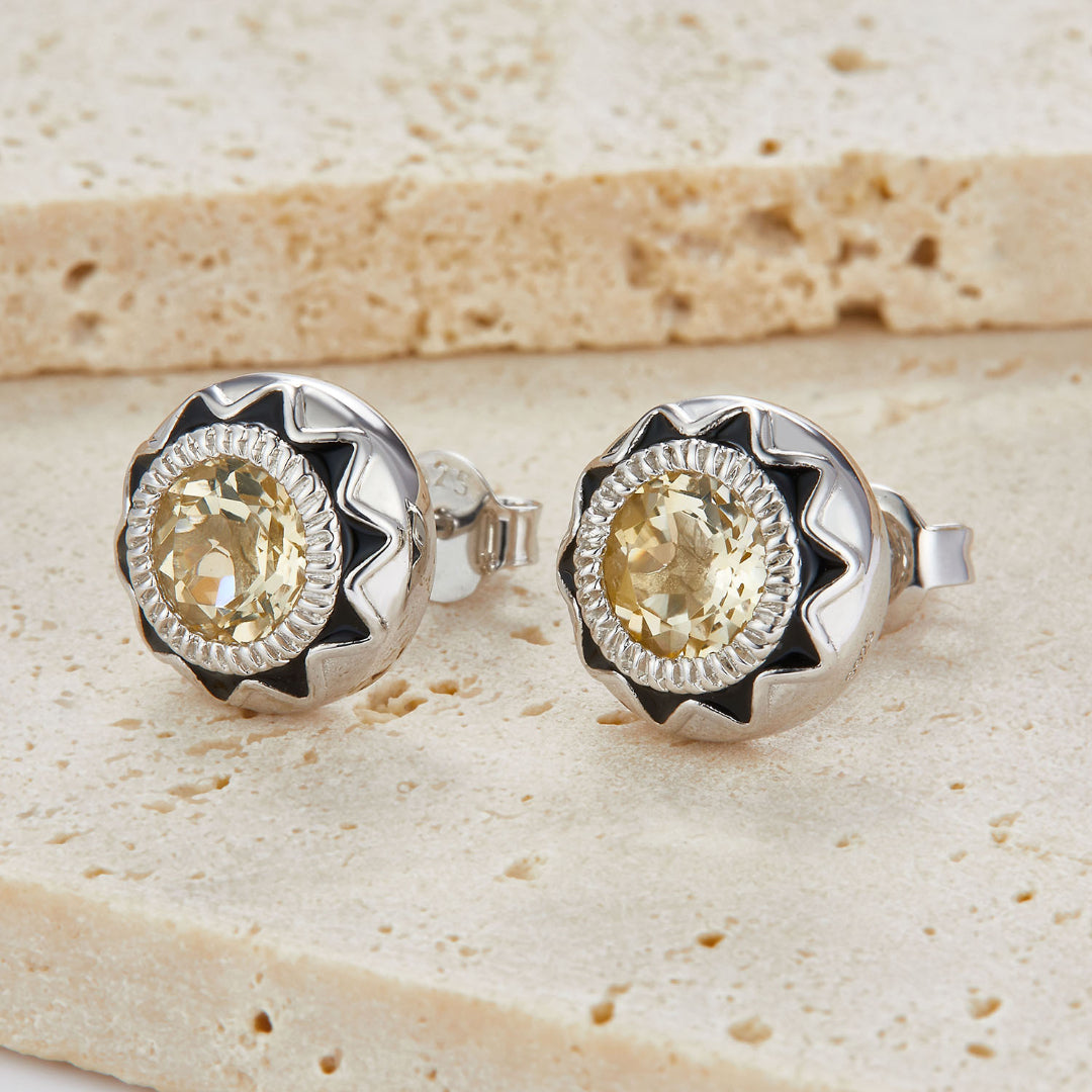Stud-Earrings-With-Round-Brilliant-Cut-Citrine-Star-Design_6