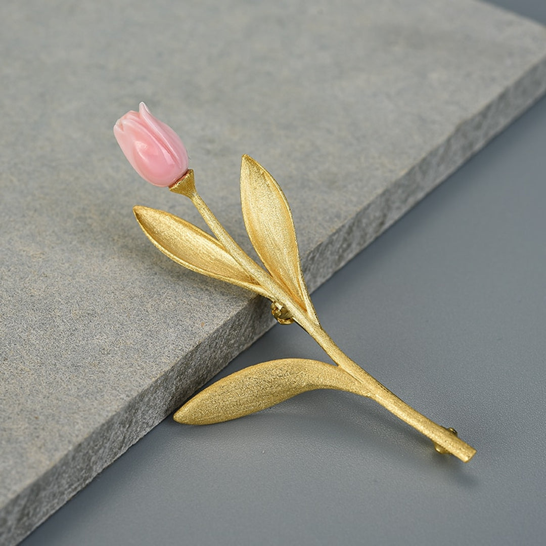 Tulip-Brooch-With-Shell-Flower-By-Yonandole_2