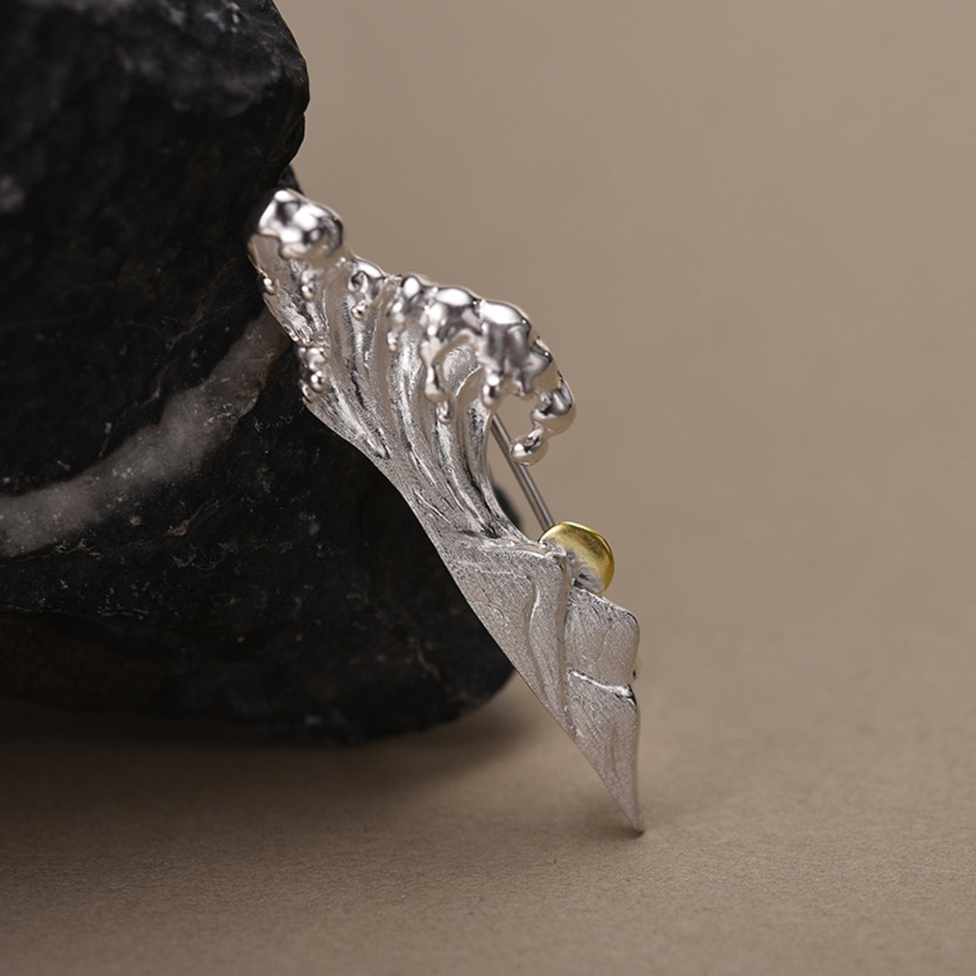 【MURRAL】Snow cover brooch (Silver) ブローチ MURRAL】Snow cover brooch (Silver) ブローチ - アクセサリー