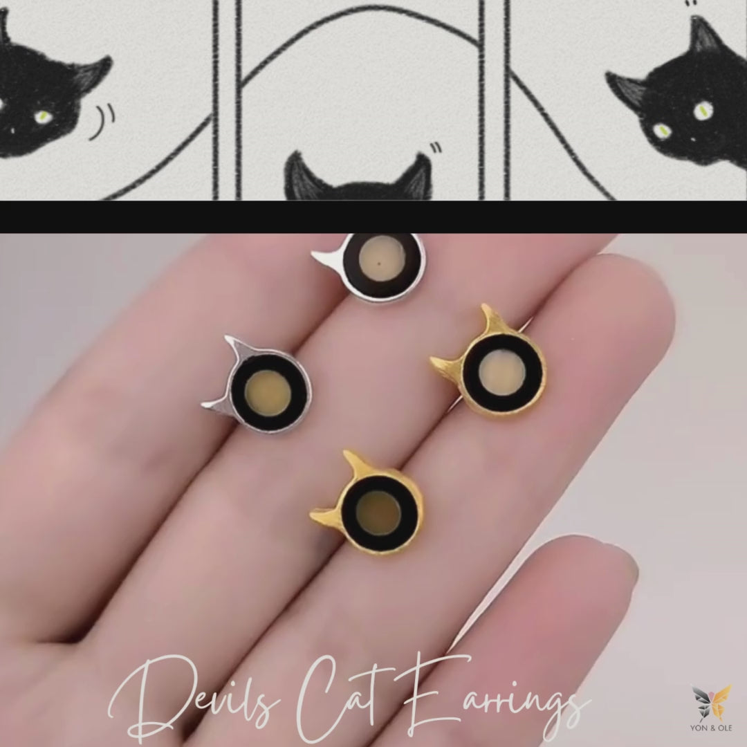 Devils-Cat-Earrings-By-Yonandole