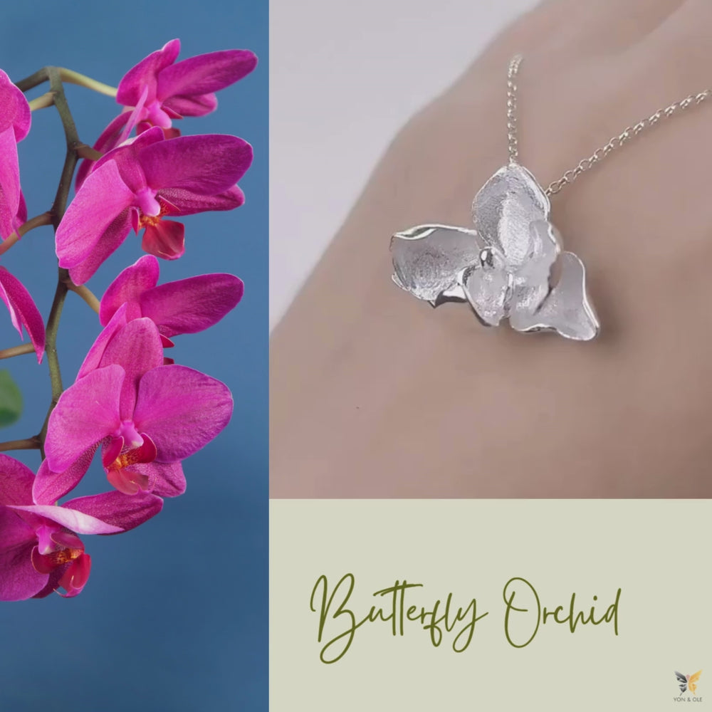 
                      
                        Load and play video in Gallery viewer, Butterfly-Orchid-Pendant-By-Yonandole
                      
                    