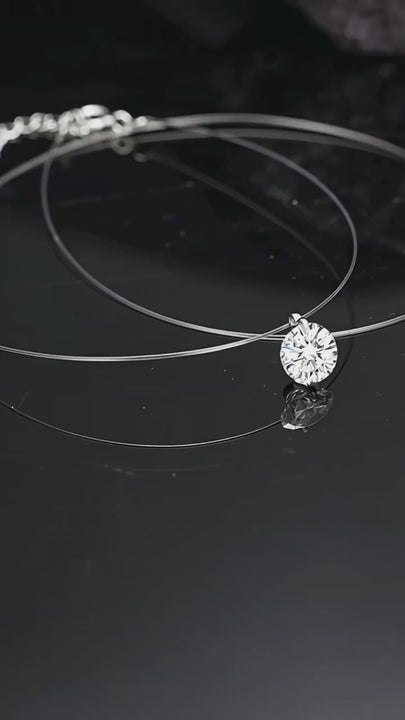 Collarbone-Chain-With-Zirconia-Drop-By-Yonandole