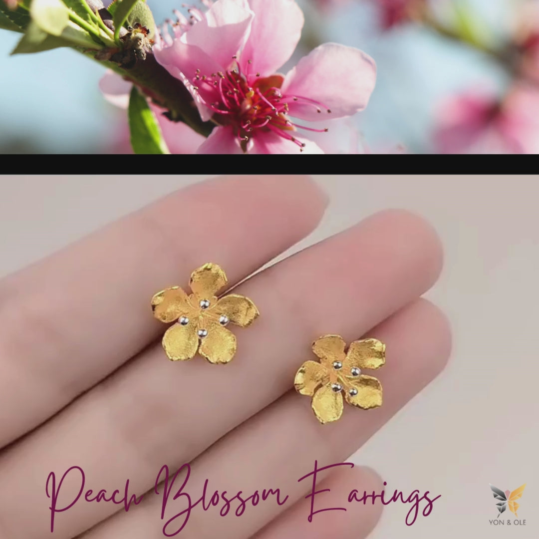 Peach-Blossom-Earrings-By-Yonandole