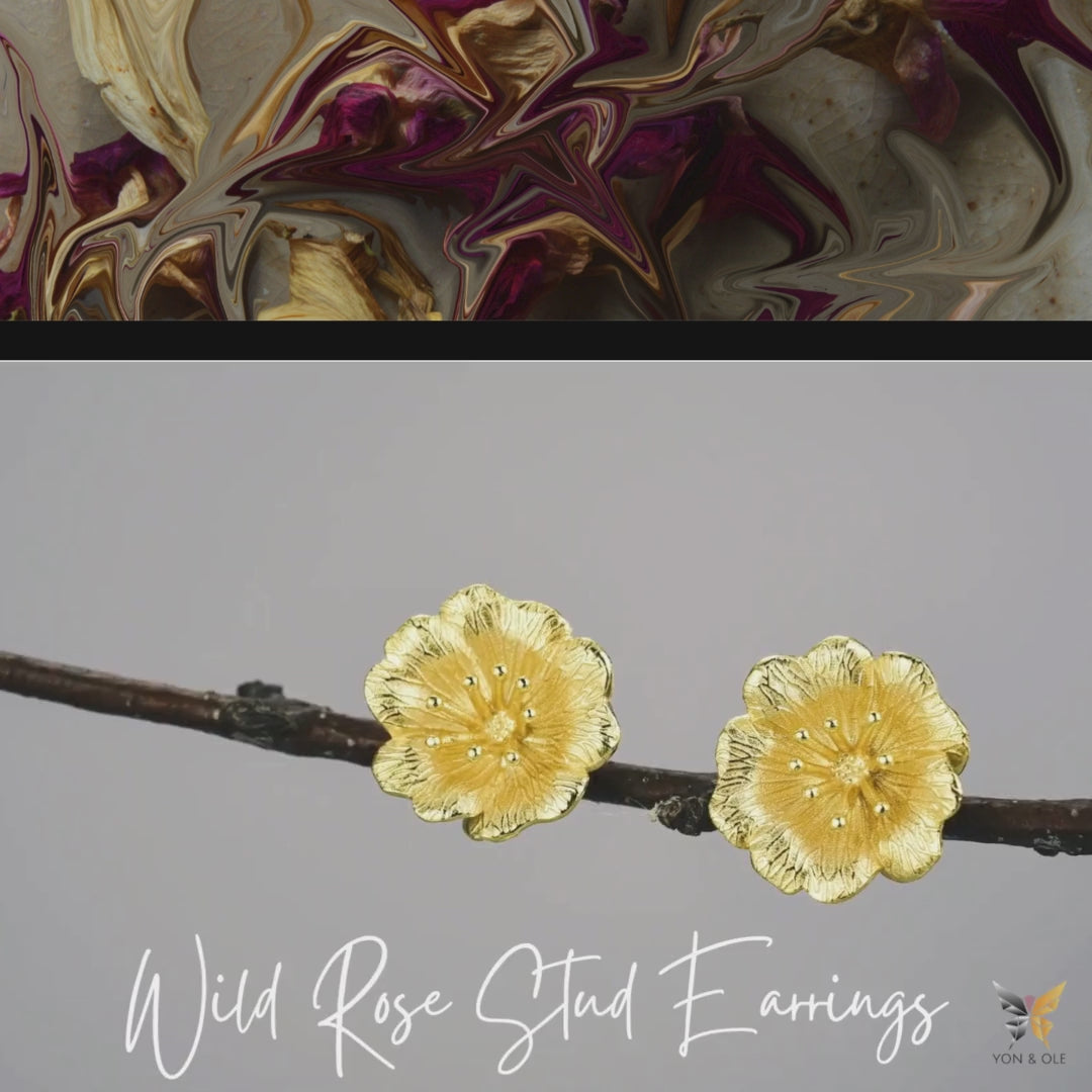 Wild-Rose-Stud-Earrings-By-Yonandole