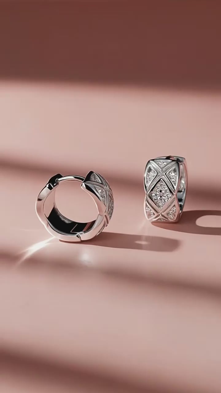 Huggies-With-A-Diamond-Pattern-And-Zirconia-By-Yonandole